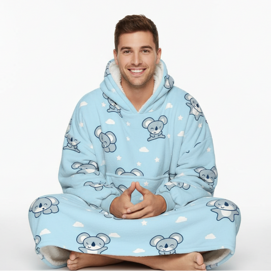 Mousse EverCozy™ – Midweight Wearable Hoodie with Fun Print