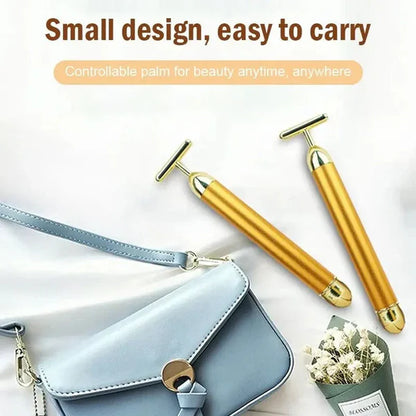 Gold Beauty Electric Facial Massage Roller