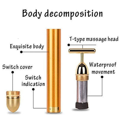 Gold Beauty Electric Facial Massage Roller