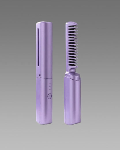 Cordless Mini Hair Straightener Comb