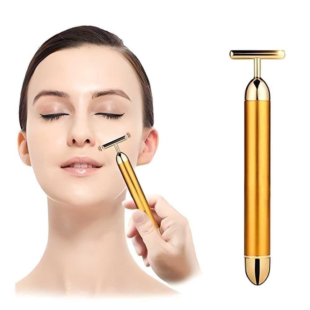 Gold Beauty Electric Facial Massage Roller
