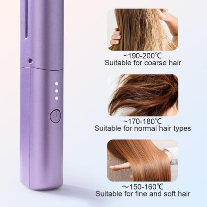 Cordless Mini Hair Straightener Comb