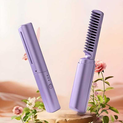 Cordless Mini Hair Straightener Comb