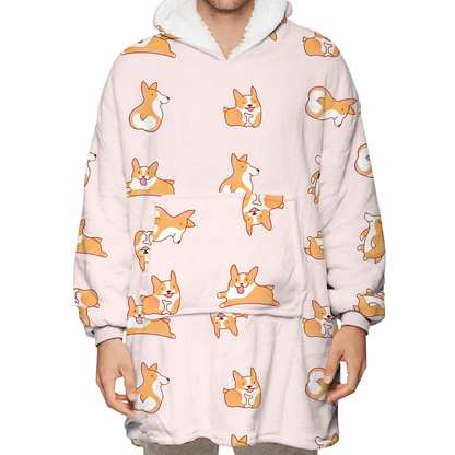 Puppy EverCozy™ – Midweight Wearable Hoodie with Fun Print