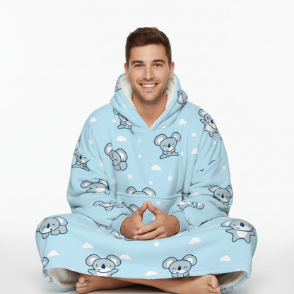 Mousse EverCozy™ – Midweight Wearable Hoodie with Fun Print