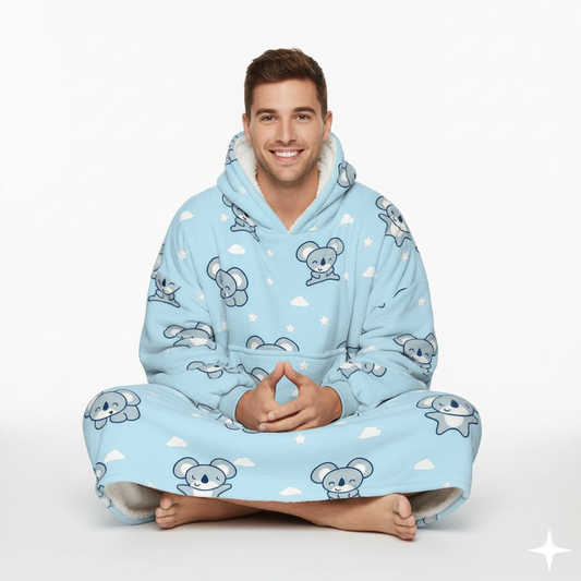 Mousse EverCozy™ – Midweight Wearable Hoodie with Fun Print