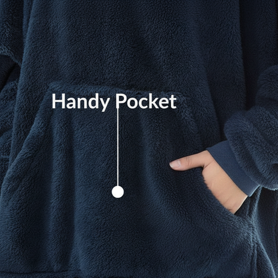 Army Green CozyCore™ – Lightweight Wearable Hoodie