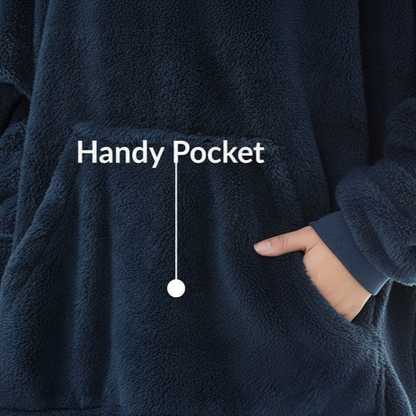 Blush Pink CozyCore™ – Lightweight Wearable Hoodie