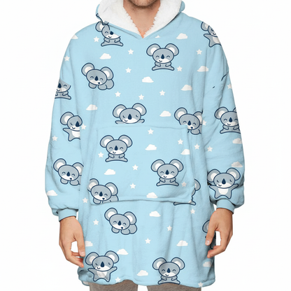 Mousse EverCozy™ – Midweight Wearable Hoodie with Fun Print