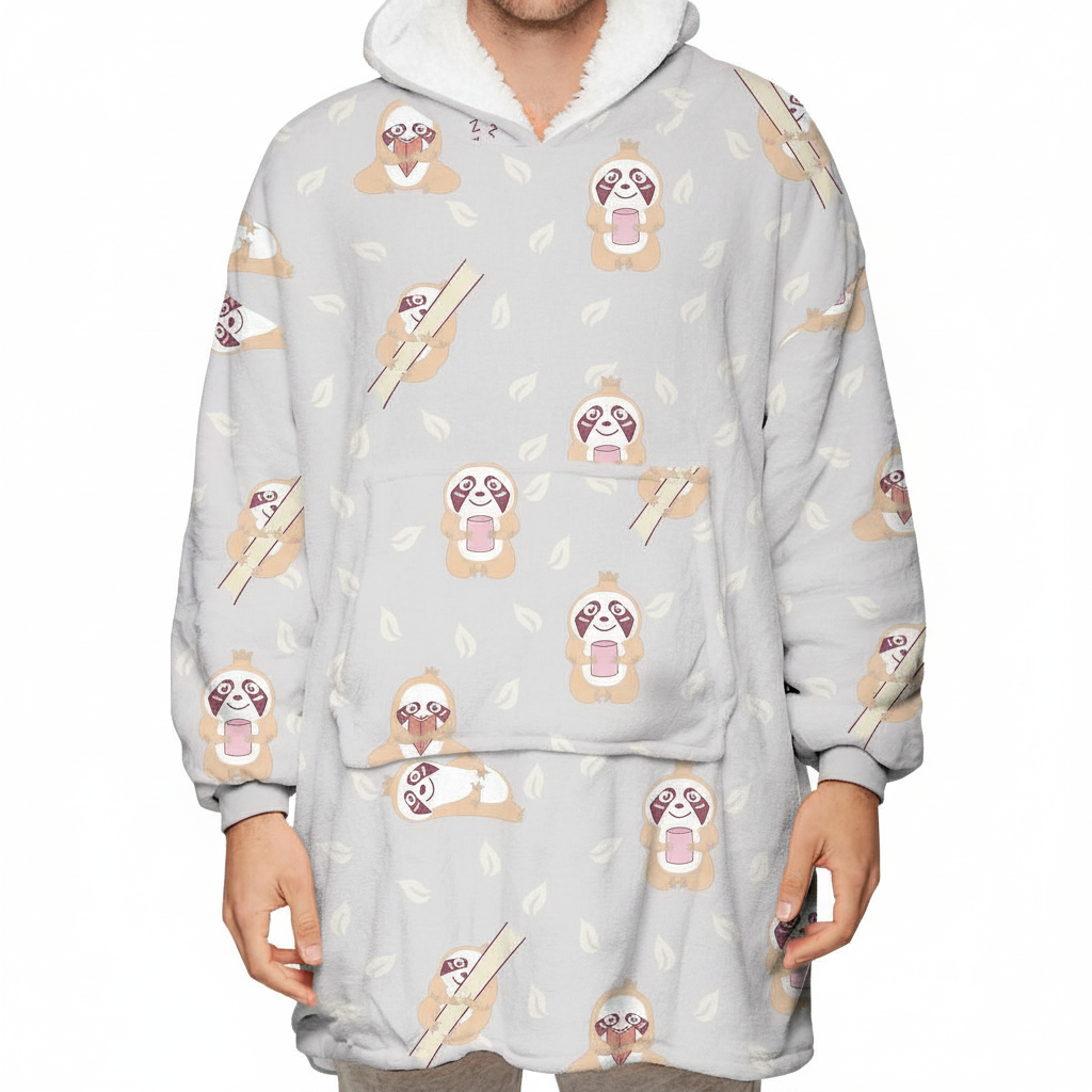 Raccoon EverCozy™ – Midweight Wearable Hoodie with Fun Print
