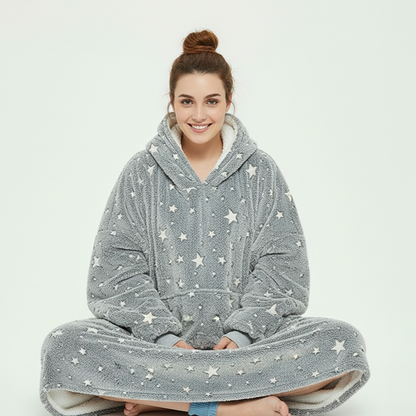 Luminous Glow ArcticLuxe™ – Premium Heavyweight Wearable Blanket Hoodie