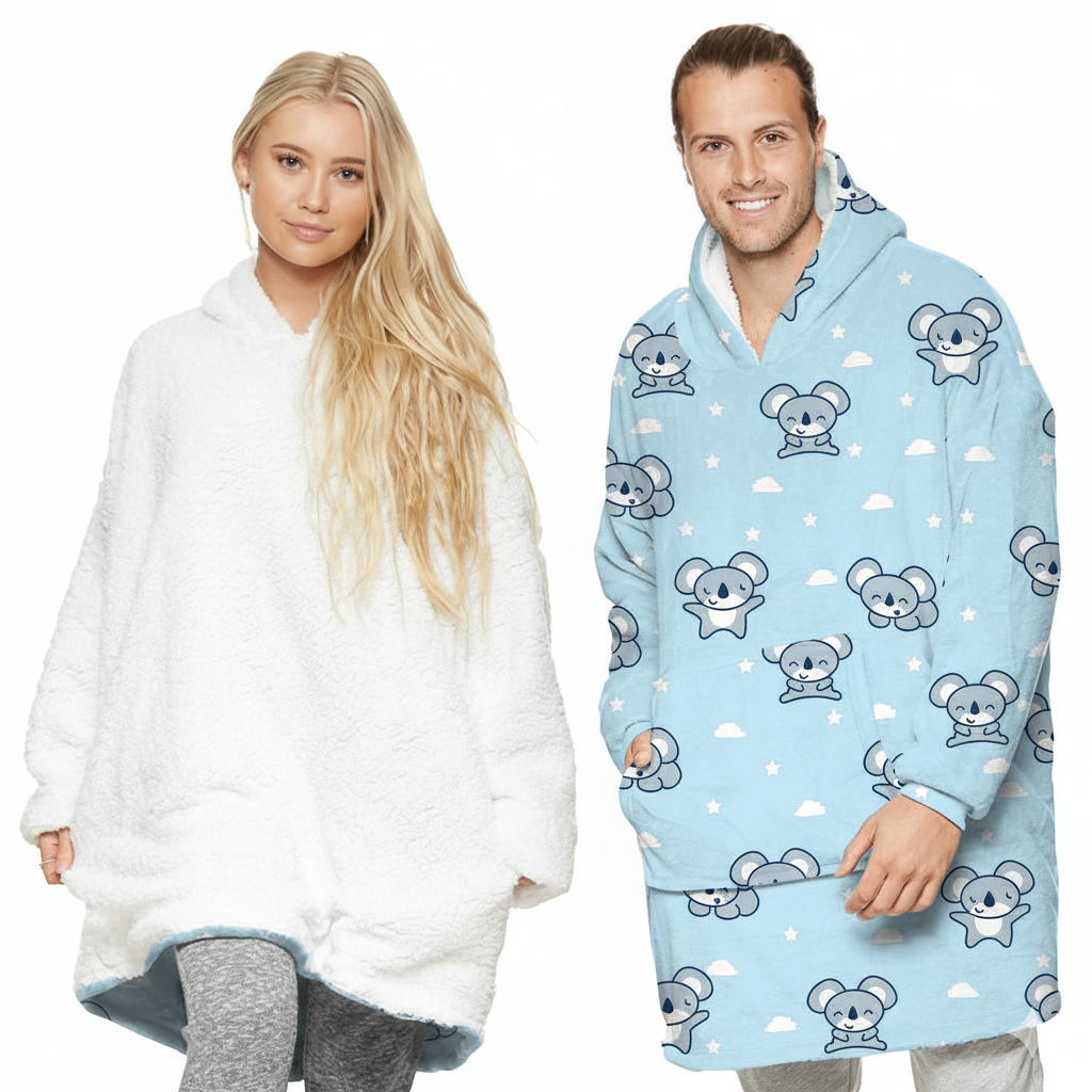 Mousse EverCozy™ – Midweight Wearable Hoodie with Fun Print