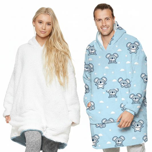 Mousse EverCozy™ – Midweight Wearable Hoodie with Fun Print