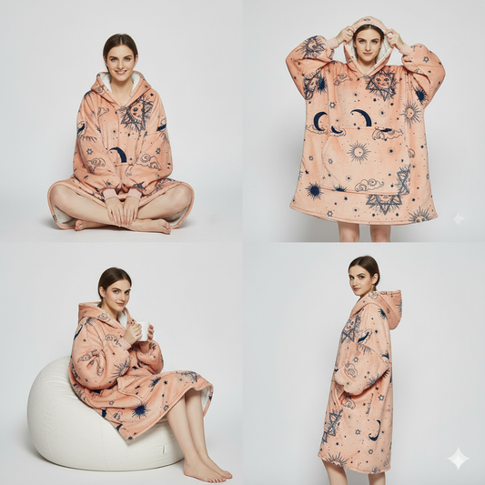 Carroll Helios ArcticLuxe™ – Premium Heavyweight Wearable Blanket Hoodie