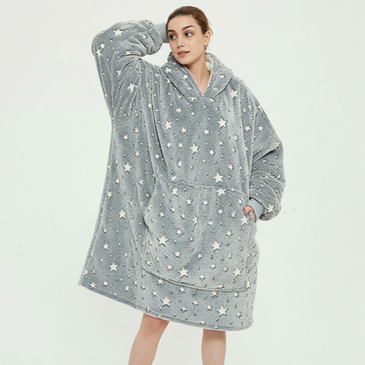 Luminous Glow ArcticLuxe™ – Premium Heavyweight Wearable Blanket Hoodie