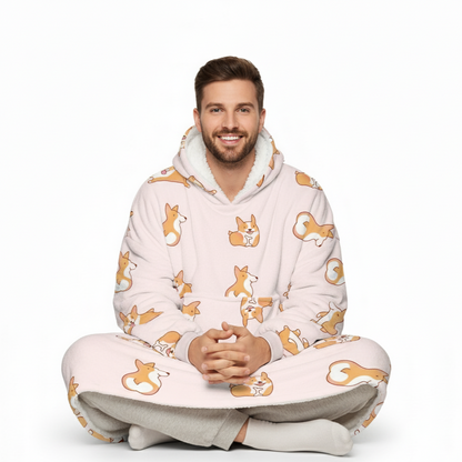 Puppy EverCozy™ – Midweight Wearable Hoodie with Fun Print