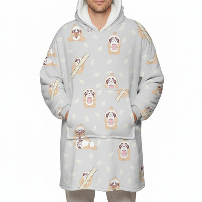 Raccoon EverCozy™ – Midweight Wearable Hoodie with Fun Print