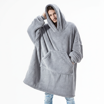 Grey CozyCore™ – Lightweight Wearable Hoodie