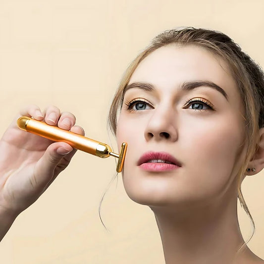 Gold Beauty Electric Facial Massage Roller