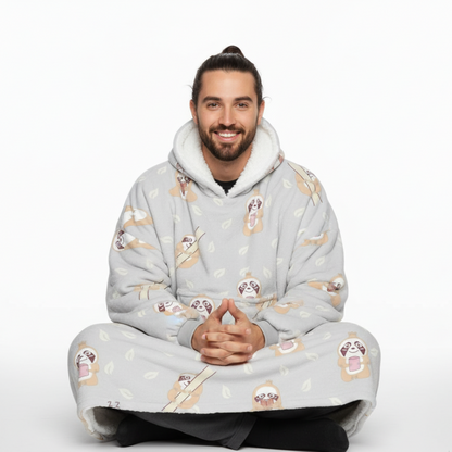 Raccoon EverCozy™ – Midweight Wearable Hoodie with Fun Print